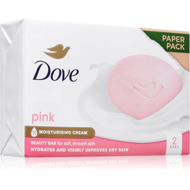Dove Pink sapun cremos pentru spalare 2x90 g