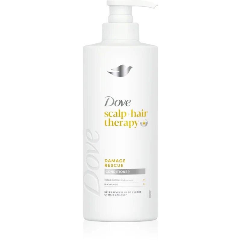 Dove Scalp + Hair Therapy Damage Rescue balsam pentru par deteriorat 400 ml