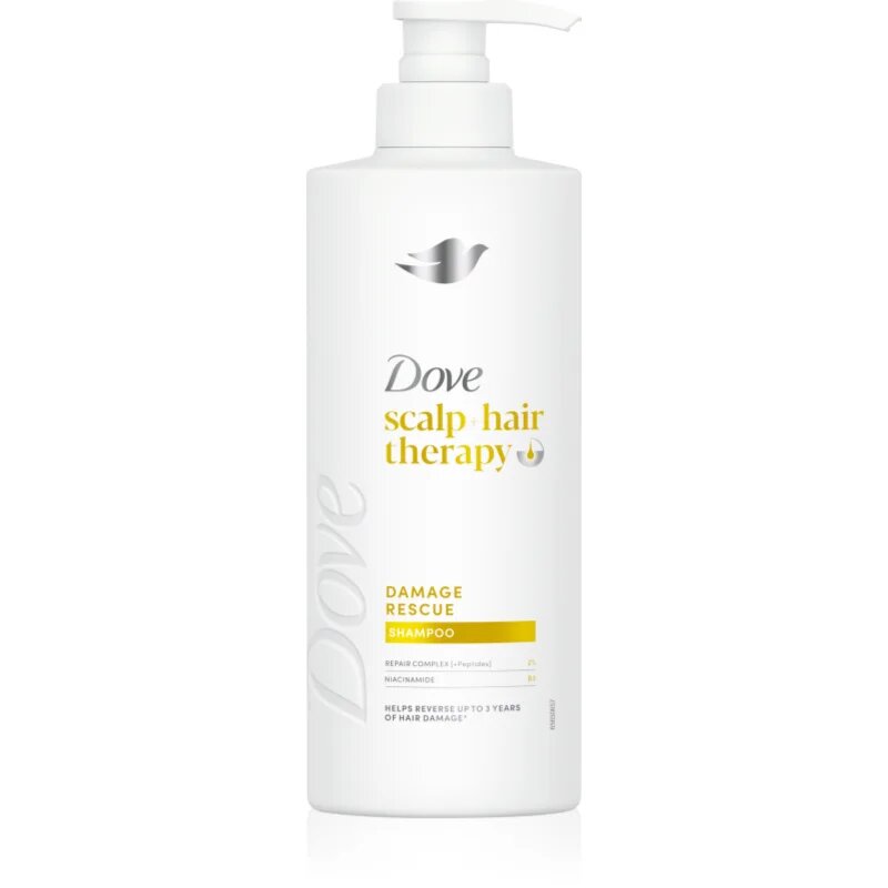 Dove Scalp + Hair Therapy Damage Rescue șampon pentru par deteriorat 400 ml