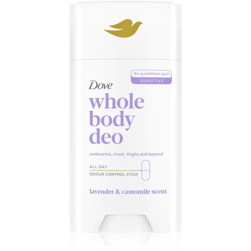 Dove Whole Body Deo Lavender & Chamomile deodorant stick pentru corp 75 ml