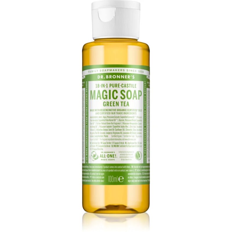 Dr. Bronner’s Green Tea săpun lichid universal 100 ml