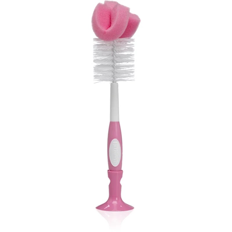Dr. Brown's Bottle Brush perie pentru curățarea biberoanelor și a suzetelor Pink 1 buc