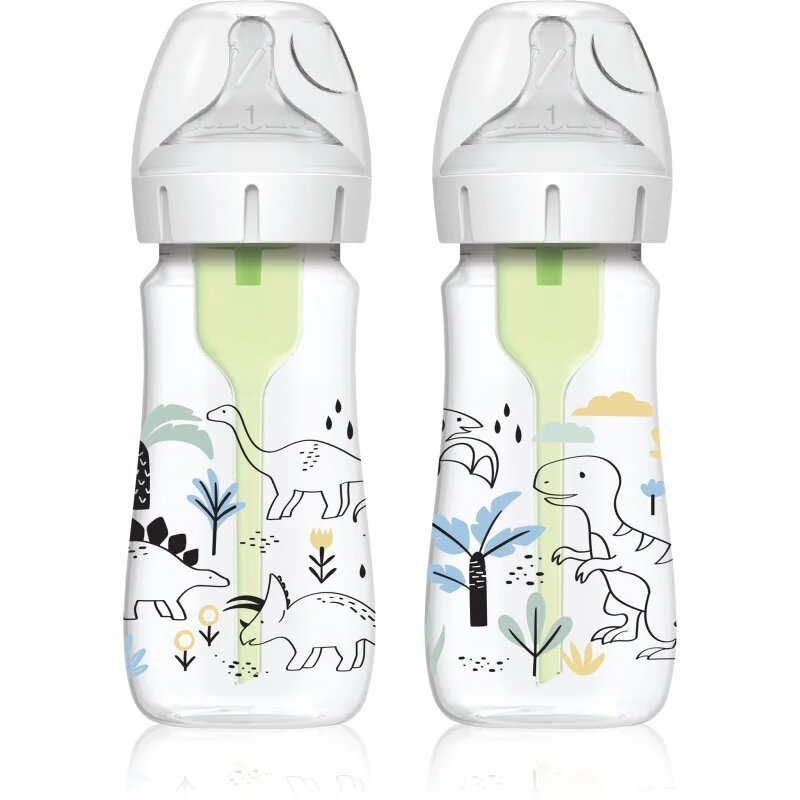 Dr. Brown's Options+ Dino biberon pentru sugari 2 buc