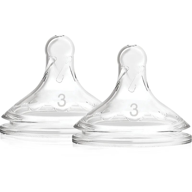 Dr. Brown's Options+ Wide-Neck Level 3 tetină pentru biberon 6 m+ 2 buc