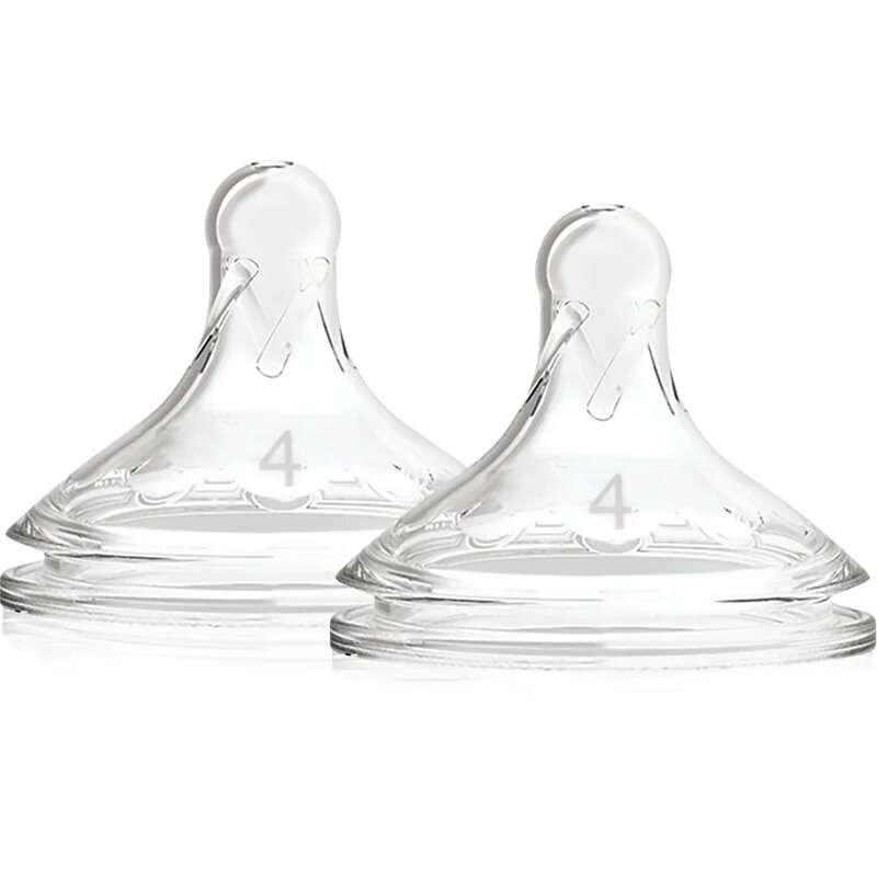 Dr. Brown's Options+ Wide-Neck Level 4 tetină pentru biberon 9 m+ 2 buc