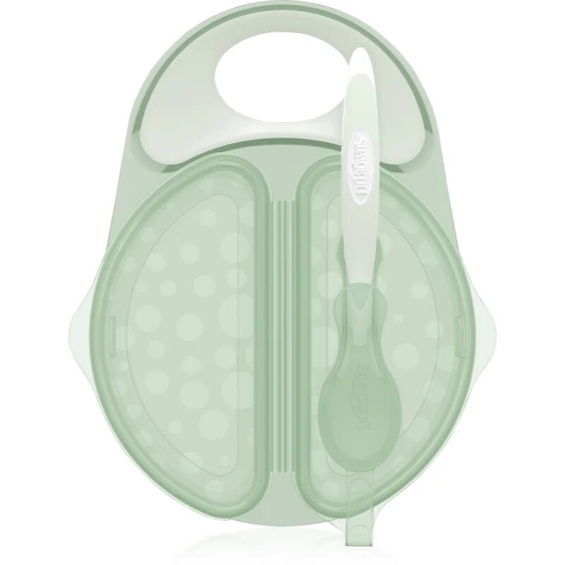 Dr. Brown's Travel bowl with spoon castron calatorii 4 m+ 1 buc
