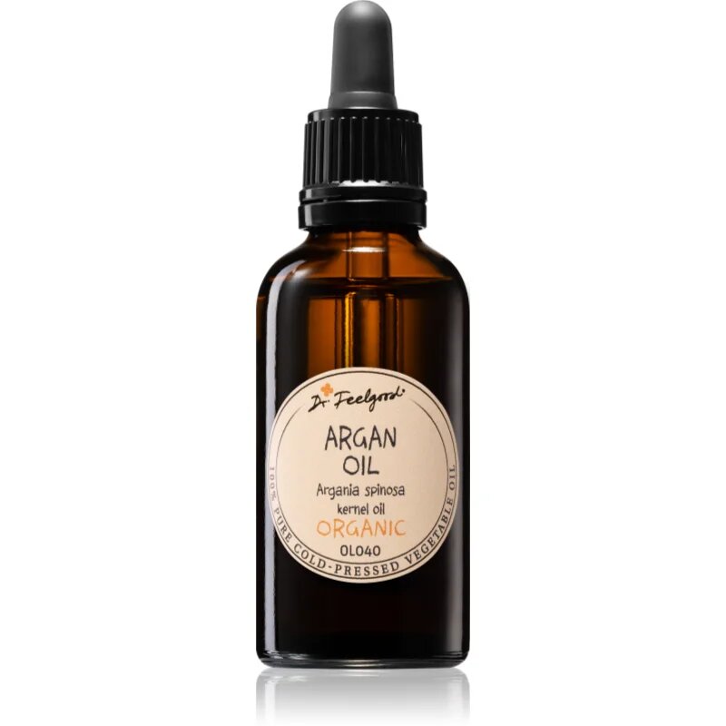 Dr. Feelgood BIO and RAW ulei de argan cosmetic pe fata corp si par 50 ml