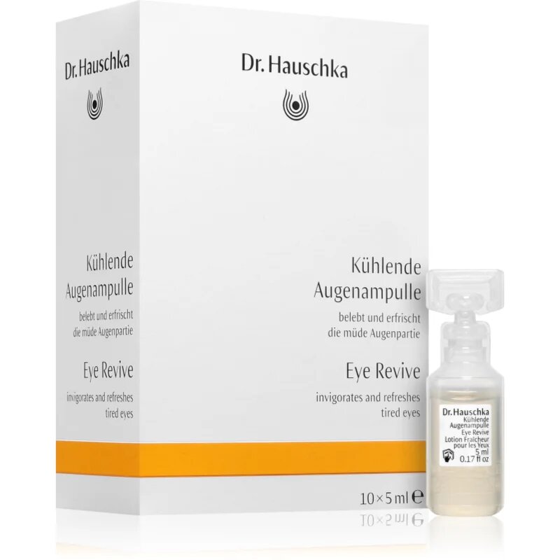 Dr. Hauschka Eye And Lip Care Eye Revive comprese racoritoare pentru ochi obositi 10x5 ml