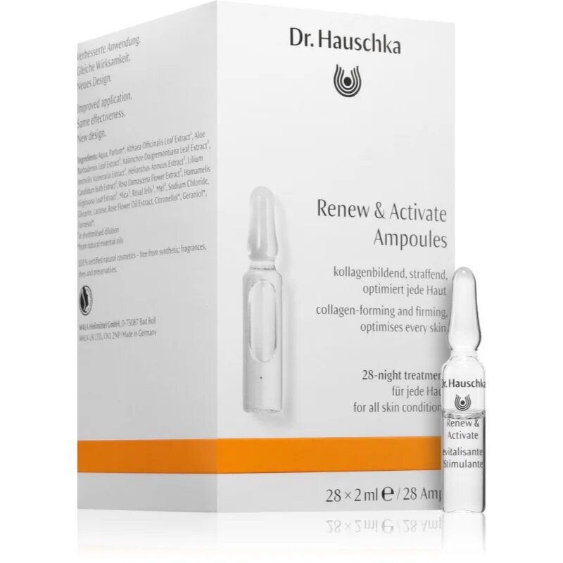 Dr. Hauschka Facial Care tratament intens de regenerare pentru fermitatea pielii 28x2 ml