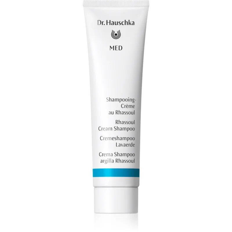 Dr. Hauschka MED Rhassoul Cream Shampoo sampon crema pentru un scalp uscat atenueaza senzatia de mancarime 150 ml