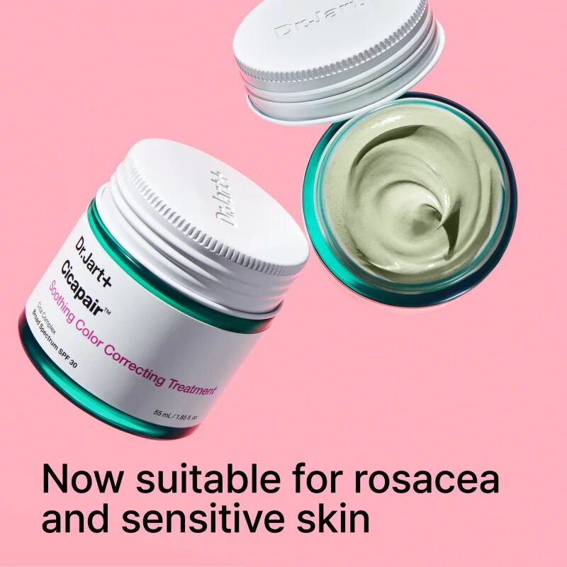 Dr. Jart+ Cicapair™ Soothing Color Correcting Treatment SPF 30 Crema intensiva impotriva inrosirii pielii. SPF 30 15 ml