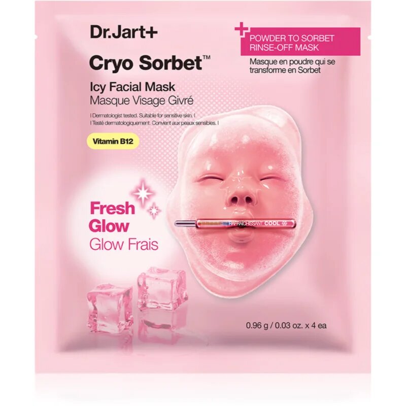 Dr. Jart+ Cryo Sorbet Icy Facial Mask masca hidratanta cu efect racoritor 3.06 g
