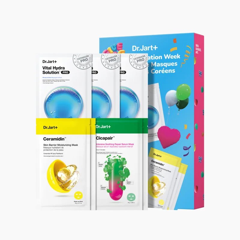 Dr. Jart+ Holiday K-Mask Hydration Week set cadou