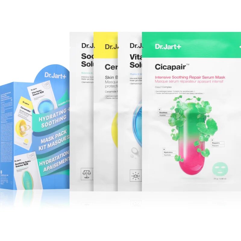 Dr. Jart+ Hydrating & Soothing Mask Kit set cadou