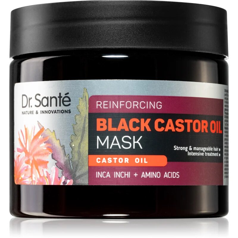 Black Castor Oil mască hidratantă pentru păr 300 ml