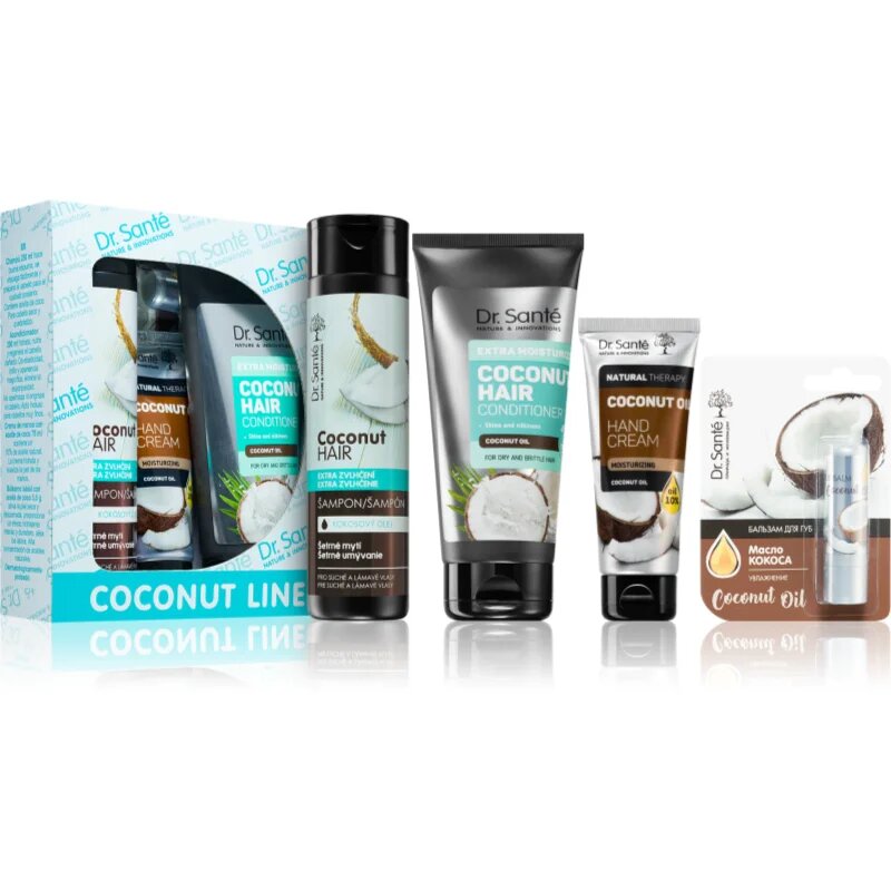 Coconut set cadou pentru par uscat si fragil