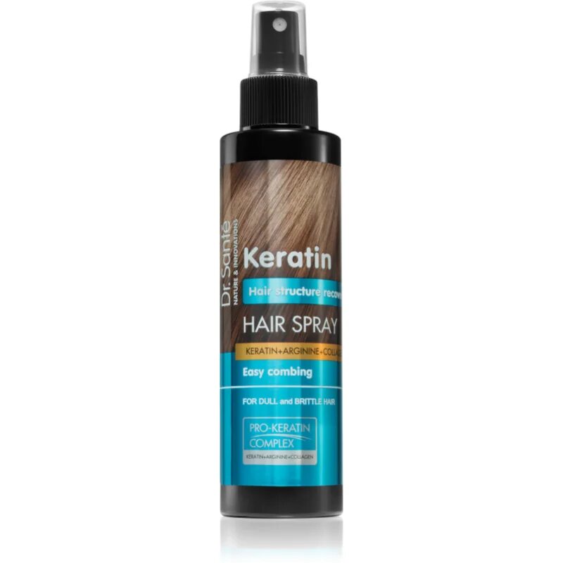 Dr. Santé Keratin Spray de regenerare pentru parul fragil lipsit de strălucire 150 ml