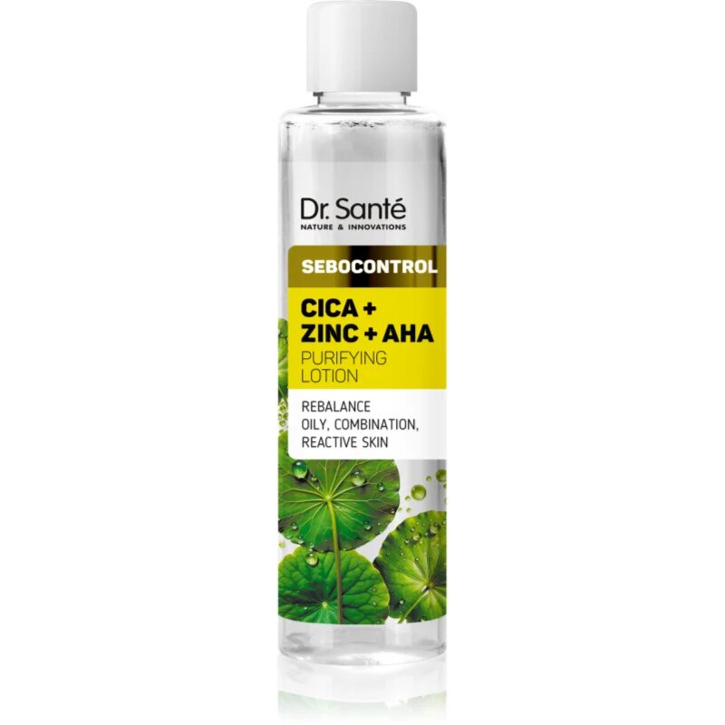 Dr. Santé Sebocontrol Cica + Zinc + AHA lapte pentru curatare pentru ten gras 200 ml