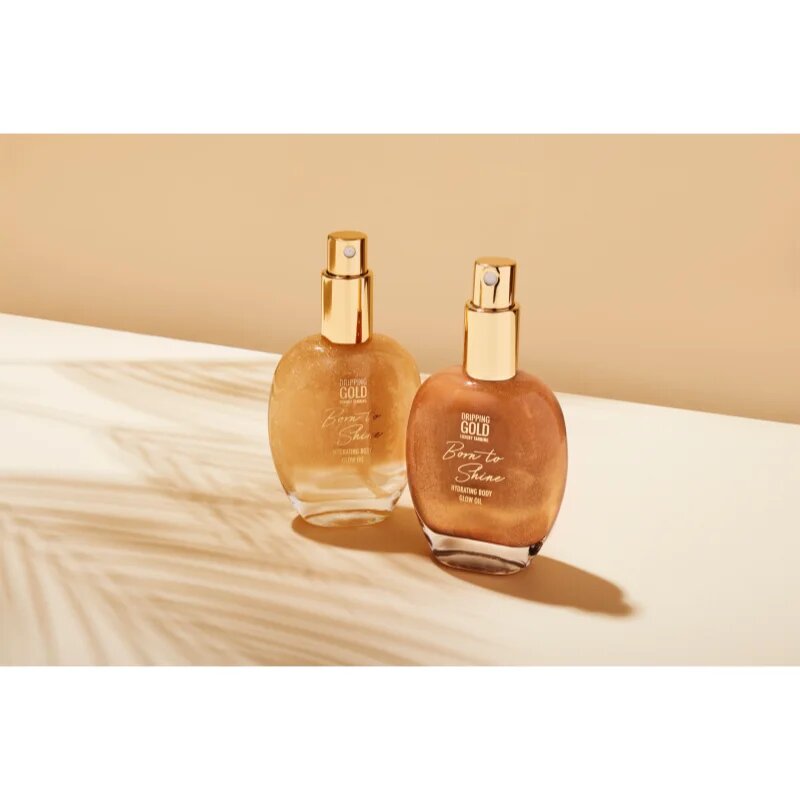 Dripping Gold Born To Shine ulei stralucitor pentru corp culoare Golden 55 ml