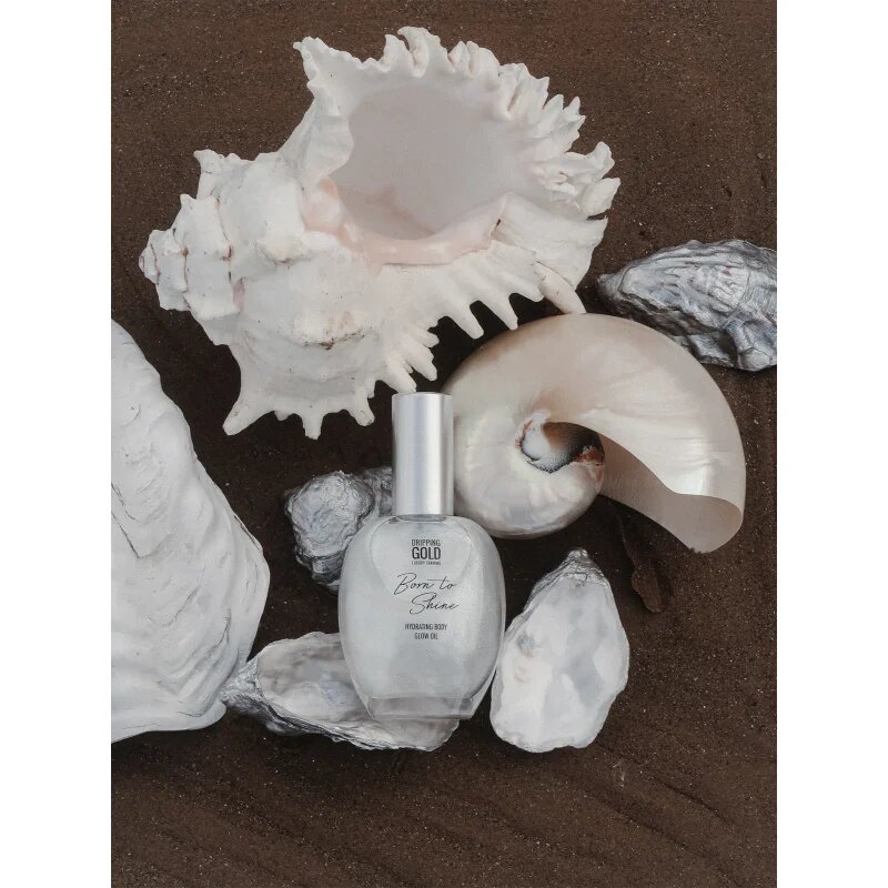 Dripping Gold Born To Shine ulei stralucitor pentru corp culoare Silver 55 ml