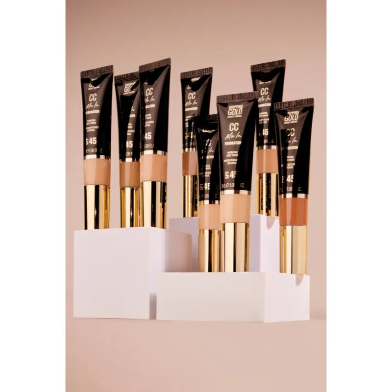 Dripping Gold CC Me In make-up cu textura usoara SPF 45 culoare Shortbread 2.5 32 ml