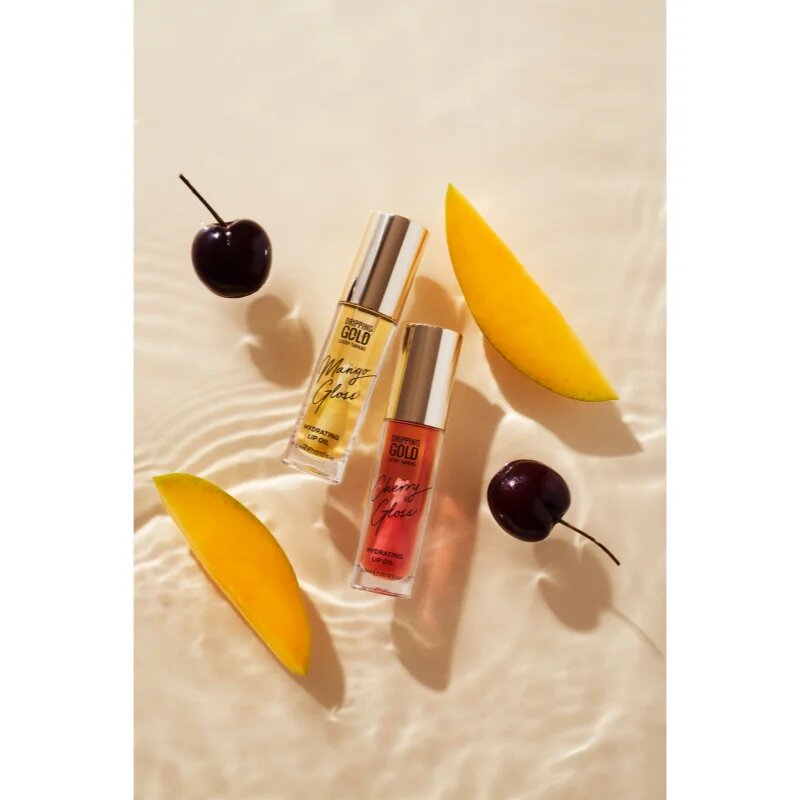 Dripping Gold Hydrating Cherry Gloss ulei pentru buze cu efect de hidratare culoare Cherry 3.8 ml