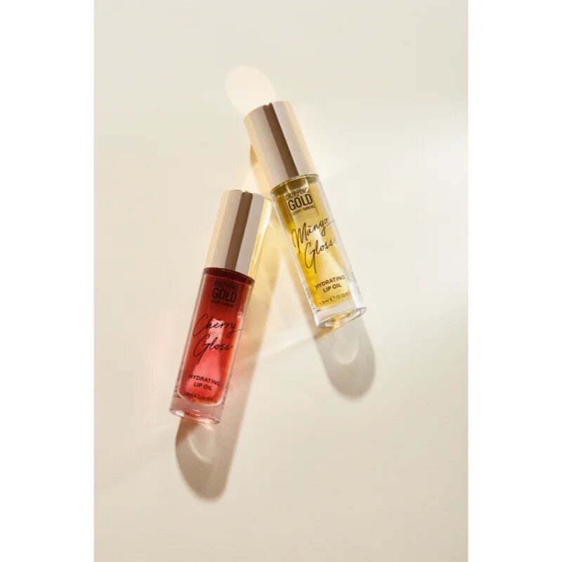 Dripping Gold Hydrating Cherry Gloss ulei pentru buze cu efect de hidratare culoare Cherry 3.8 ml