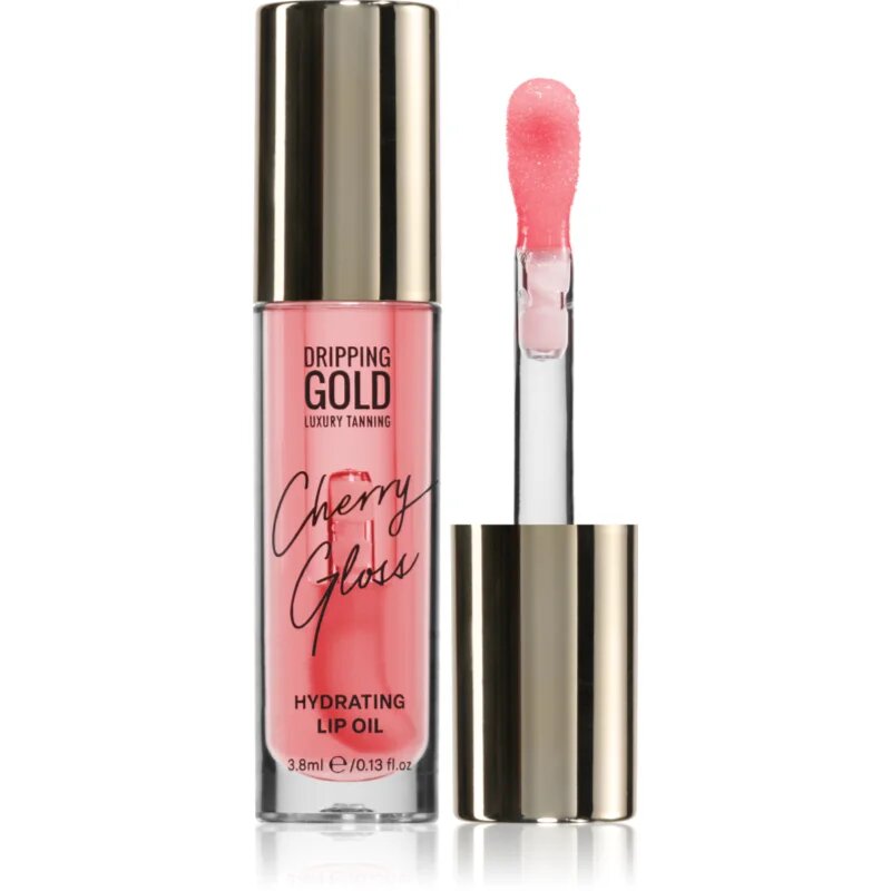 Dripping Gold Hydrating Cherry Gloss ulei pentru buze cu efect de hidratare culoare Cherry 38 ml