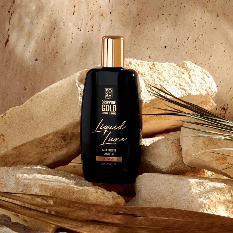 Dripping Gold Luxury Tanning Liquid Luxe apa de auto-bronzare pentru corp Ultra Dark 150 ml