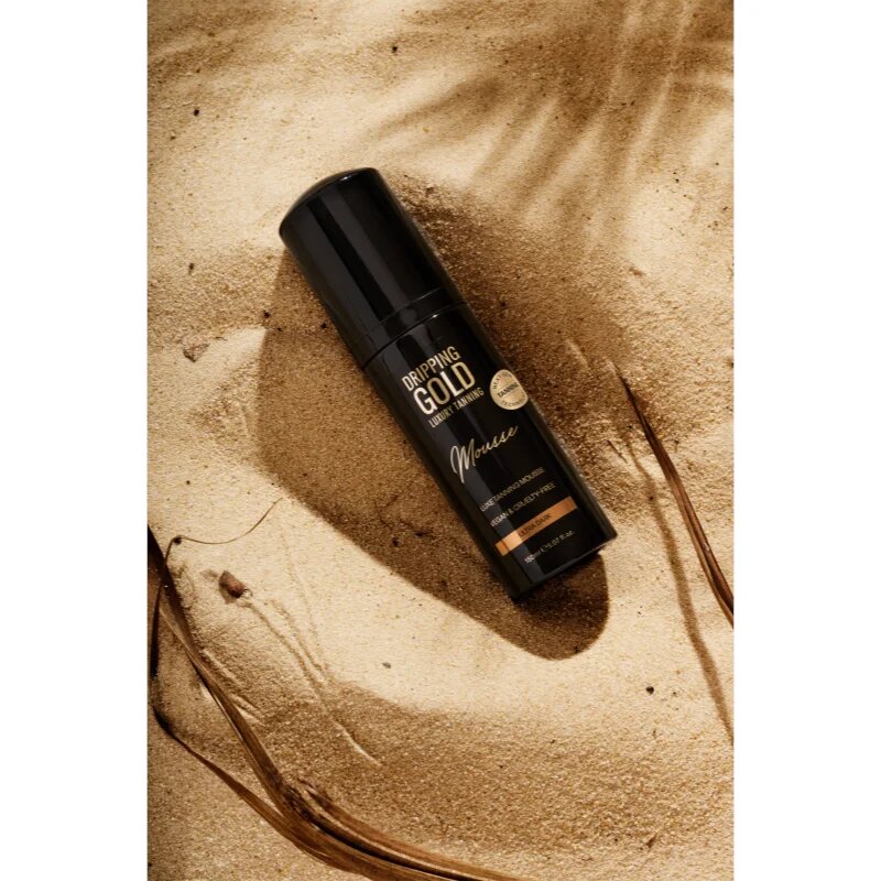 Dripping Gold Luxury Tanning Mousse spuma autobronzanta culoare Ultra Dark 150 ml