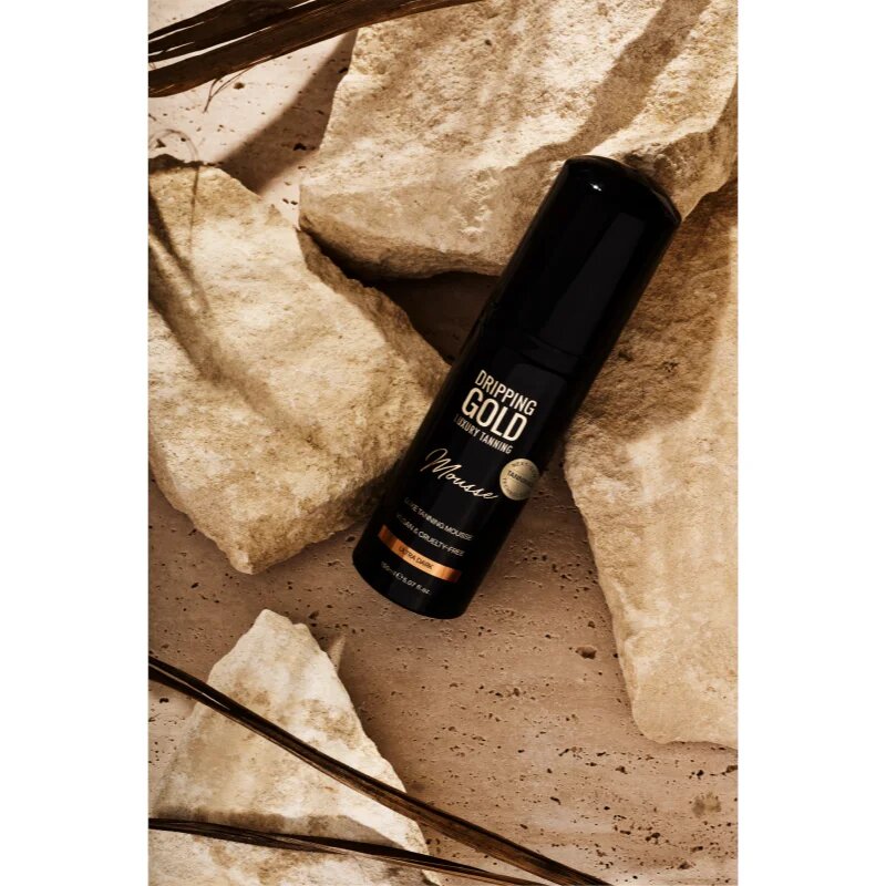Dripping Gold Luxury Tanning Mousse spuma autobronzanta culoare Ultra Dark 150 ml