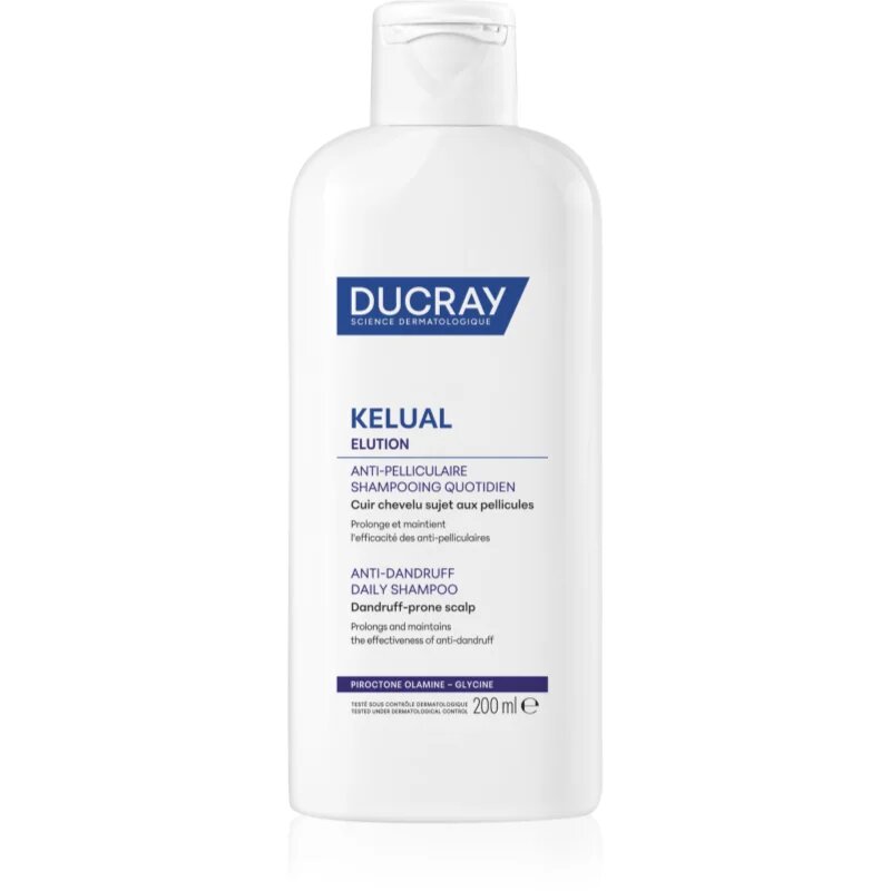 Ducray Kelual Elution Anti-Dandruff Daily Shampoo șampon echilibrator pentru scalp sensibil 200 ml
