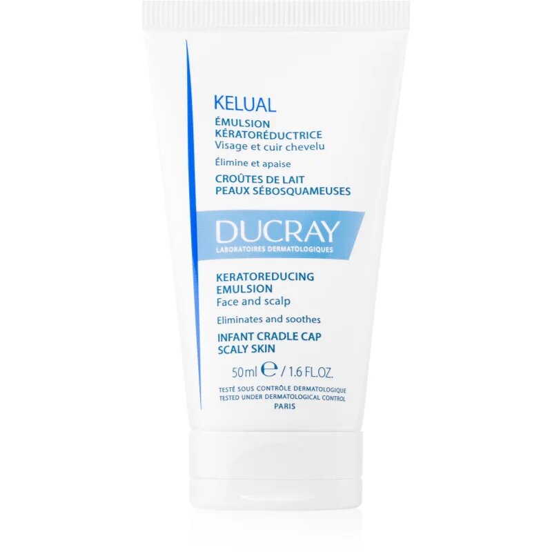 Ducray Kelual Emulsion emusie pentru cruste de lapte pentru nou-nascuti si copii 50 ml