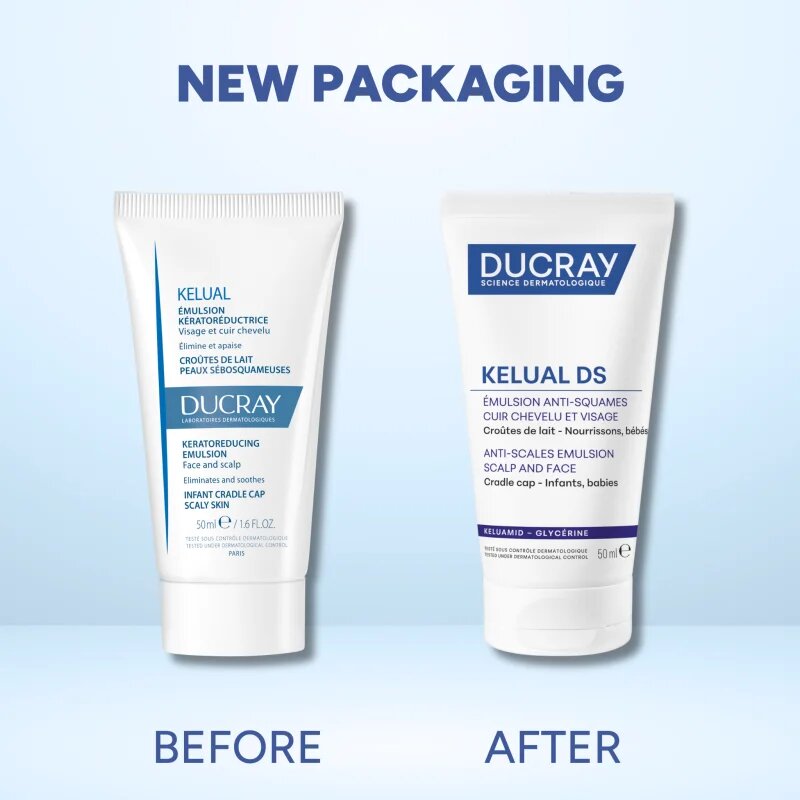 Ducray Kelual Emulsion emusie pentru cruste de lapte pentru nou-nascuti si copii 50 ml