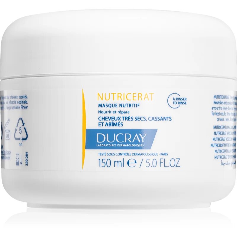 Ducray Nutricerat masca de par hranitoare pentru păr uscat și deteriorat 150 ml