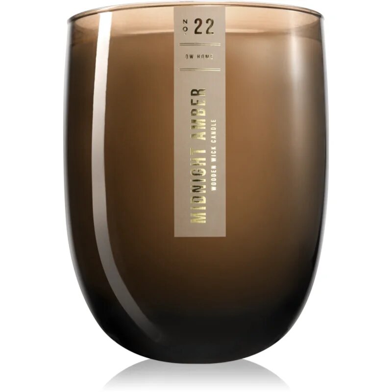 Wooden Wick Candles Midnight Amber lumânare parfumată 488 g