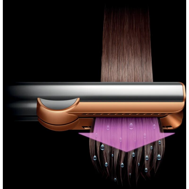 Dyson Airstrait HT01 Silver/Copper placa de intins parul 1 buc