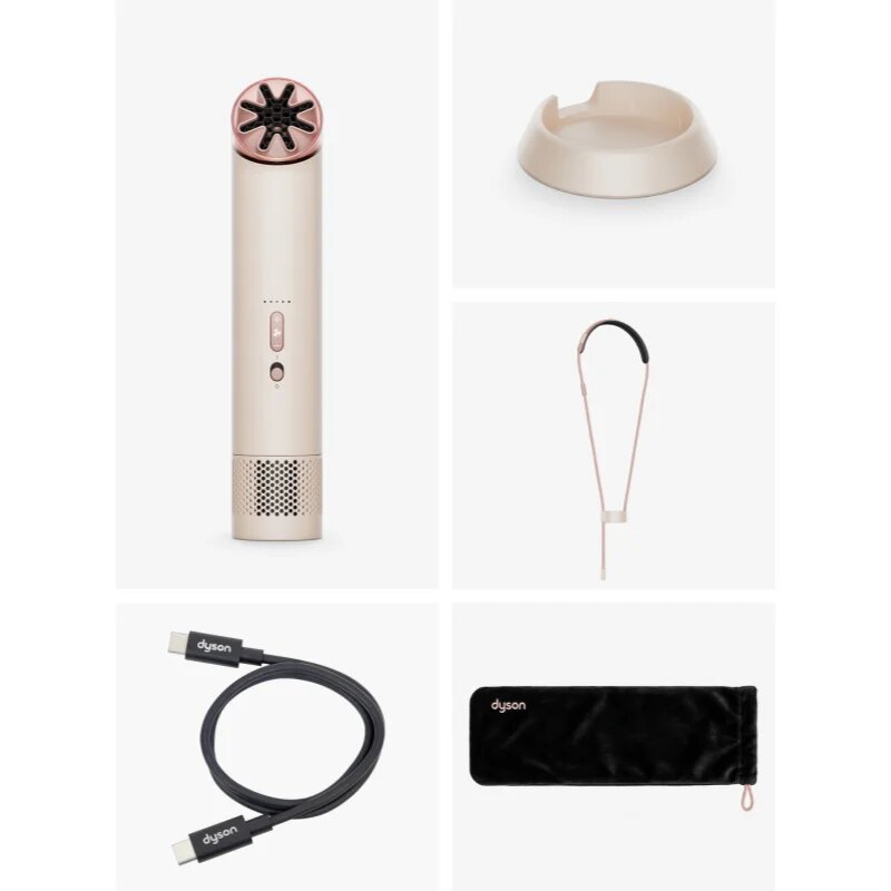 Dyson HushJet™ Mini Cool ventilator de mână Stone/Blush 1 buc