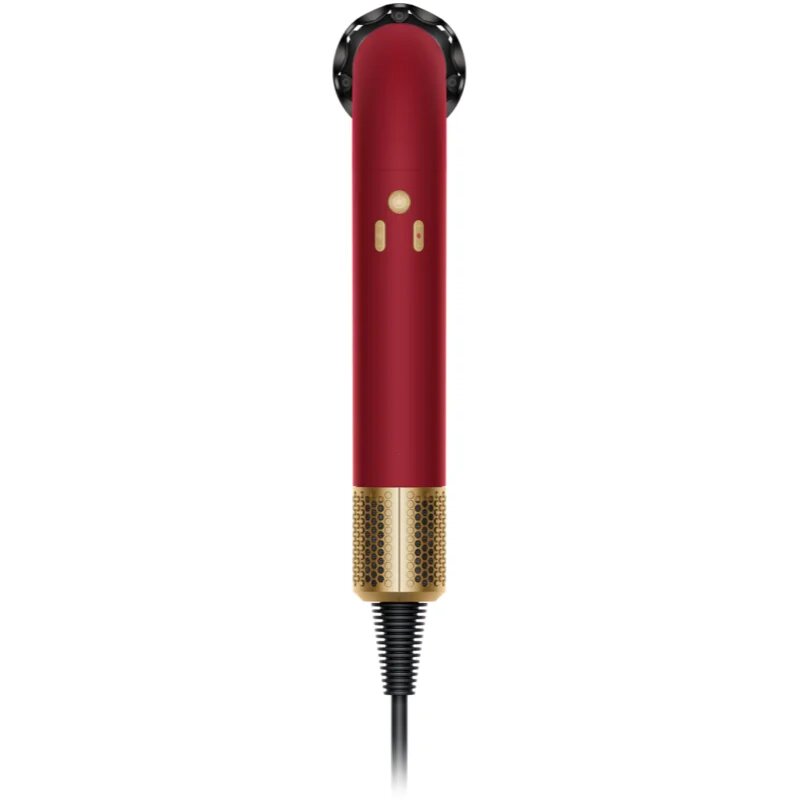 Dyson Supersonic r HD17 T1/T2 Red Velvet/Gold uscător de păr profesional cu ionizator Straight + Wavy 1 buc
