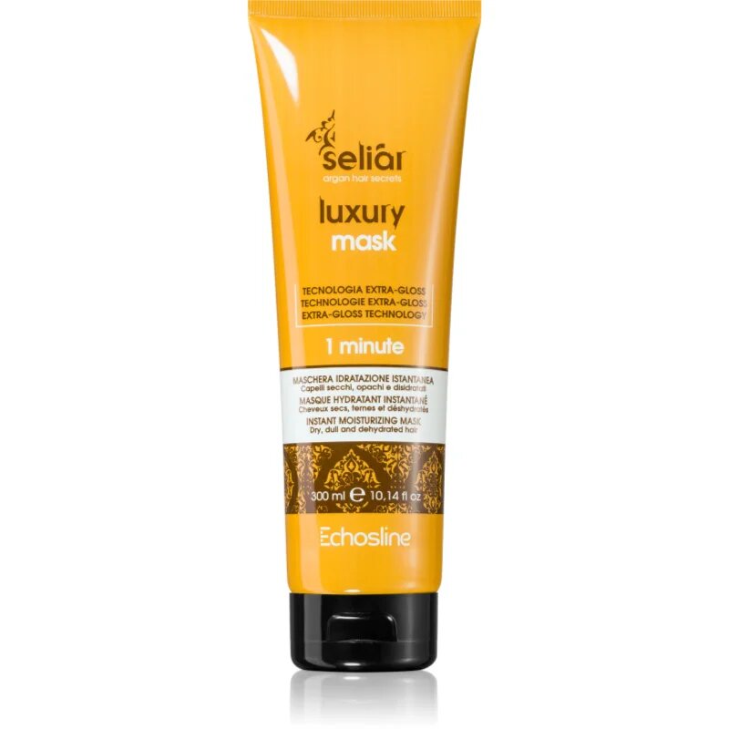 Echosline Seliár Luxury Mască nutritivă pentru păr neted și lucios 300 ml
