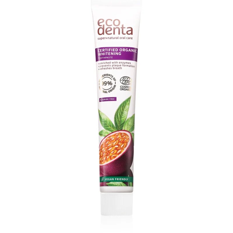 Ecodenta Certified Organic pasta de dinti pentru albire 75 ml