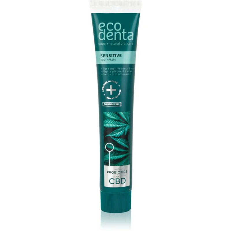 Ecodenta Sensitive CBD pasta de dinti bio-activa cu CBD 100 ml
