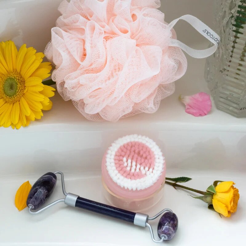 EcoTools Deep Cleansing perie pentru curățarea profundă a tenului 1 buc