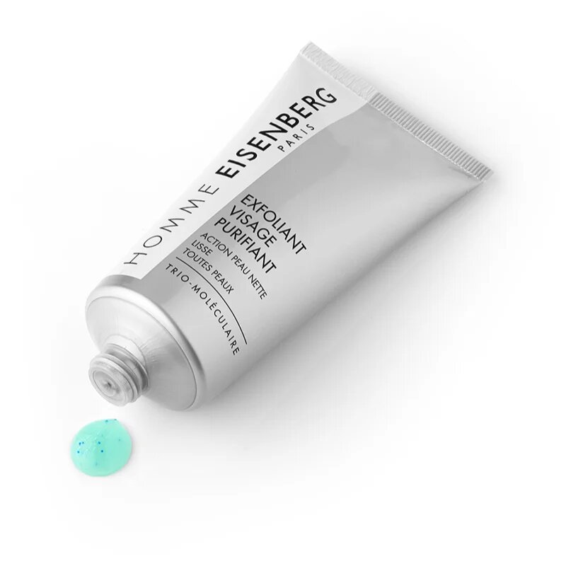 Eisenberg Homme Exfoliant Visage Purifiant gel exfoliant de curatare cu micro-perle 75 ml
