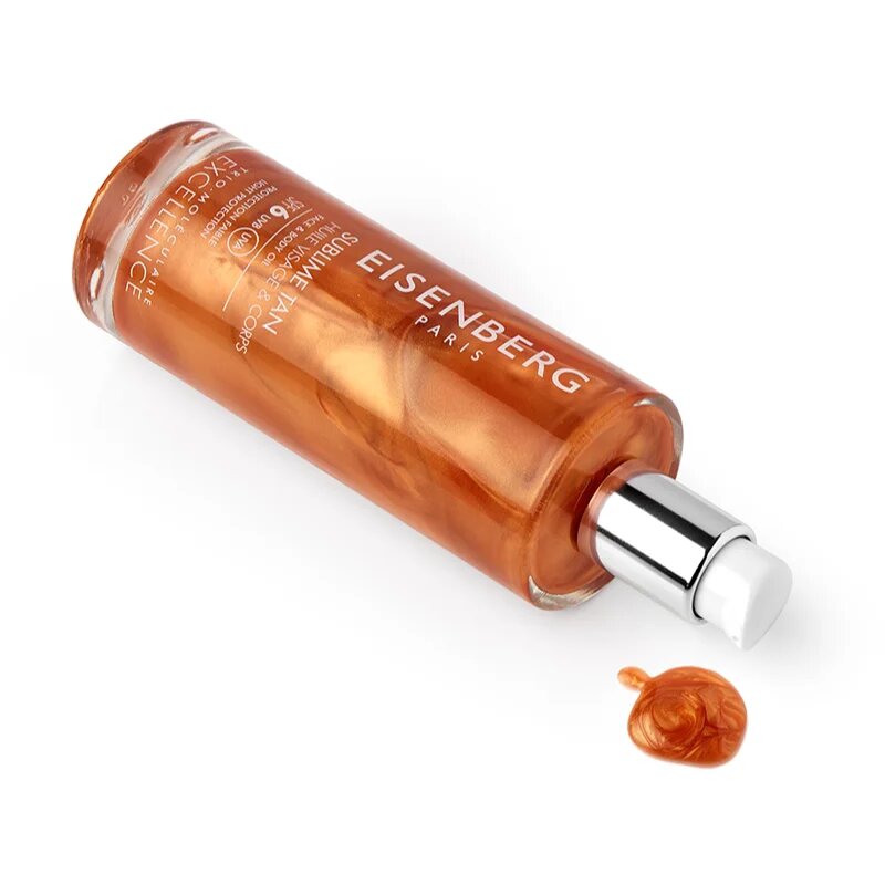 Eisenberg Sublime Tan Huile Visage & Corps Ulei de plaja pentru fata si corp SPF 6 100 ml