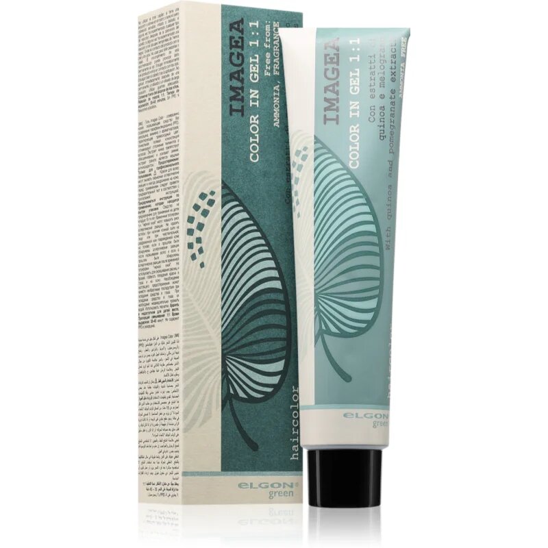 Elgon Green Imagea Color in Gel 1:1 culoare par culoare 4 60 ml