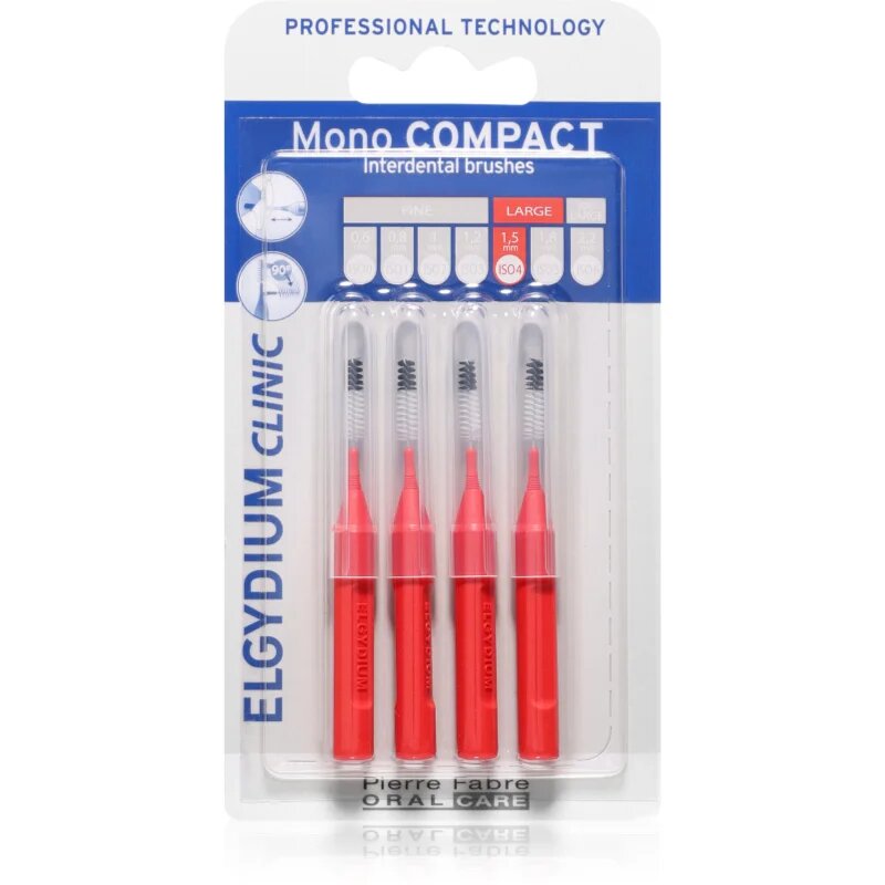 Elgydium Mono Compact perie interdentara 15mm 4 buc