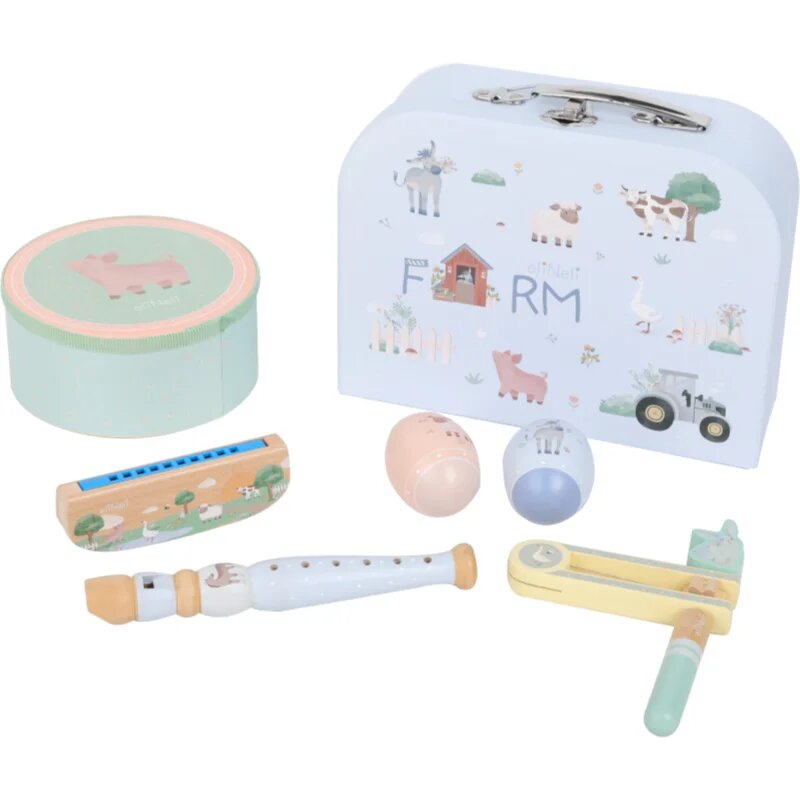 eliNeli Kids’ Musical Set Farm jucărie muzicală din lemn