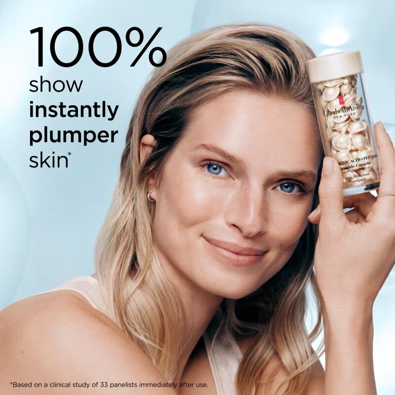 Elizabeth Arden Hyaluronic Acid + Peptides Ceramide capsule cu serum facial s ceramidy a peptidy 60 caps.