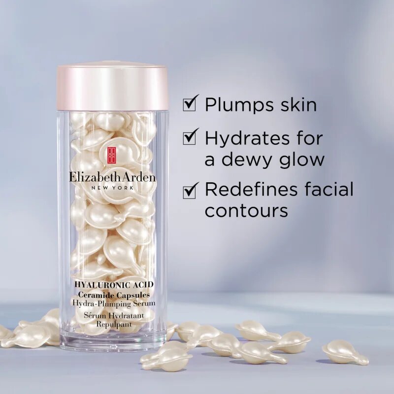 Elizabeth Arden Hyaluronic Acid + Peptides Ceramide ser hidratant în capsule pentru femei 60 caps.